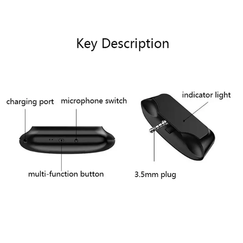 Беспроводной мини-аудиоадаптер Bluetooth 5 0 3 мм наушники гарнитура приемник для
