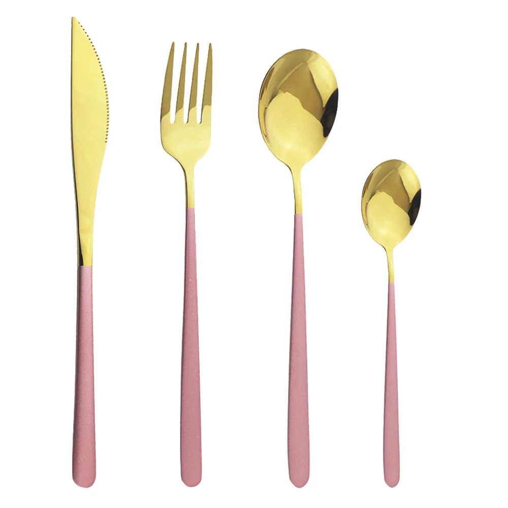 Набор столовых приборов из нержавеющей стали 4 шт.|Столовые сервизы| |