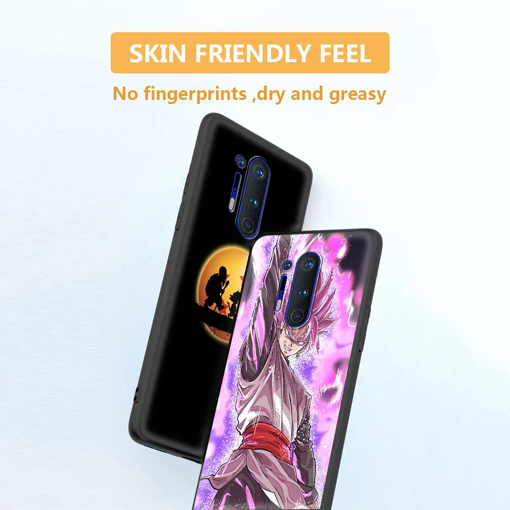 son gokus d dragon ball case for oneplus 8t 8 nord 5g 7 9 pro n10 n100 9r z 7t black antiscratch soft phone protect cover capa free global shipping