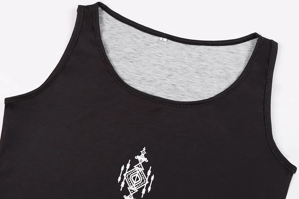 Женское облегающее платье ретро без рукавов с этническим принтом женские платья