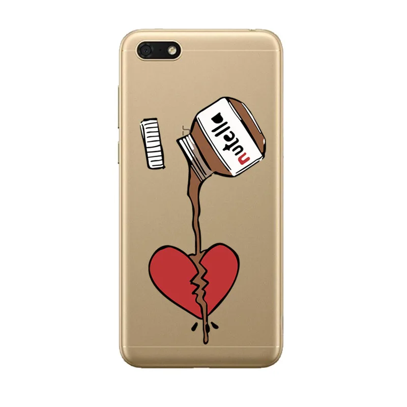 Silicone phone Case For Huawei Honor 7A 5.45&quot inch Soft Tpu Phone shell for Y5 2018 DUA L22 Russian version |