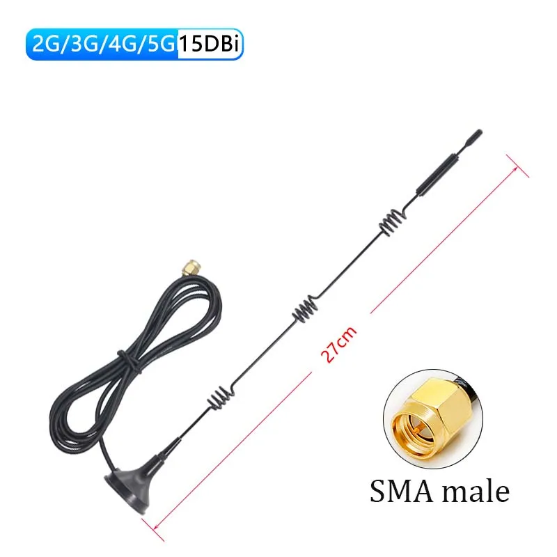2 4G 5G 5 8G антенна Wi Fi Dual Band 600 6000 МГц 15dBi антенн маршрутизатор Антенна SMA мужской BNC с 3