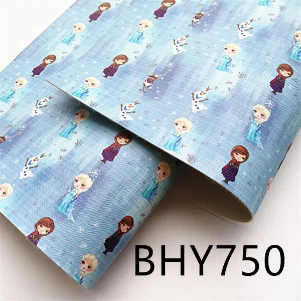 BHY750 Персонаж Фильма 1 лист 20*33 см А4 Мультфильм искусственная кожа Snythetic лист viny ткань BHY979 - Цвет: BHY750