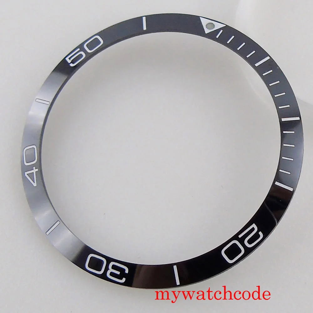 

39.2mm Slop Black Blue Green Ceramic Bezel Insert Ring For 41mm Watch Wristwatch Replacement