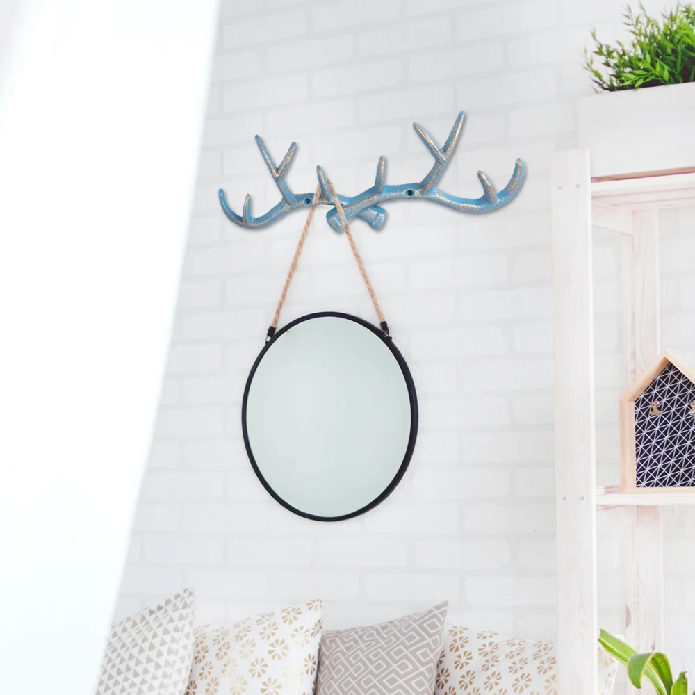 

1pc Multi-function Wall-mounted Hanger Creative Antler Clothes Hook for Home