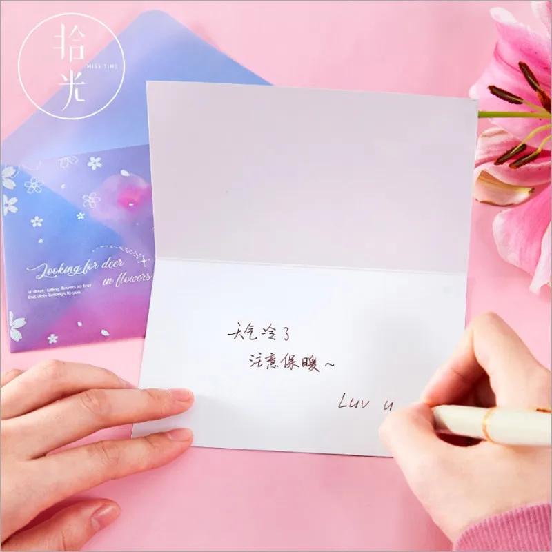 Набор конвертов для стемпинга с буквами и цветами размер в ассортименте|Бумажные