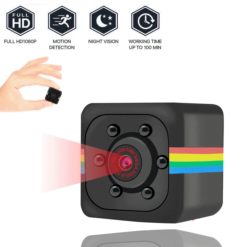 

SQ11 HD 960P Mini Camera Conference Camera Security Night Vision Drone Camera Sports Video Recorder Family Matte CCTV Car DVR