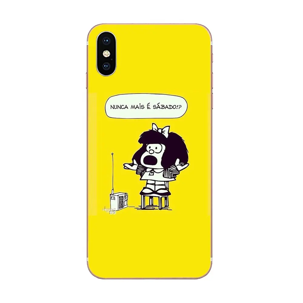 Чехол для мобильного телефона с забавным мультипликационным рисунком Mafalda Girl
