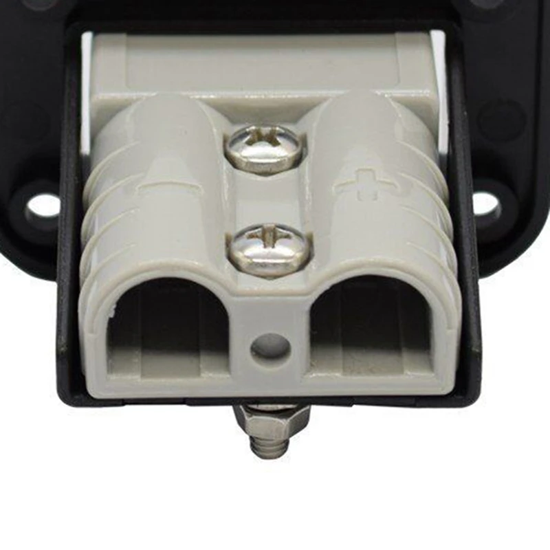 

Flush Mount 50 Amp Anderson Plug Mounting Bracket Panel Cover for Caravan Camper Boat Truck