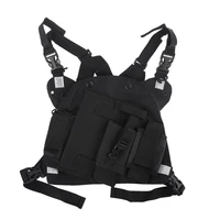 radio chest harness chest front pack pouch holster vest rig chest bag for walkie talkie baofeng uv 5r tyt