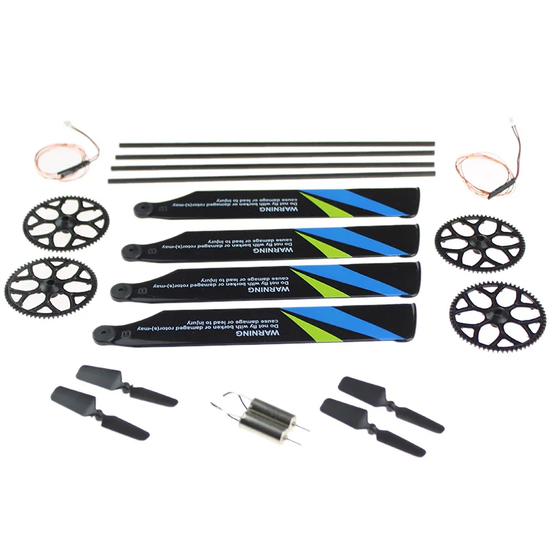 For Wltoys V911S RC Helicopter Tool Kit Bag Gears Main Rotor Blades Tail Boom Motor Wire Parts for | Игрушки и хобби