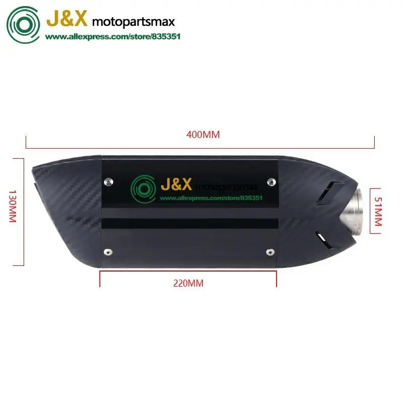 Слипоны для Yamaha FZ8N FZ8 FZ800 2010 2011 2012 2013 2015 мотоциклетная полная выхлопная система
