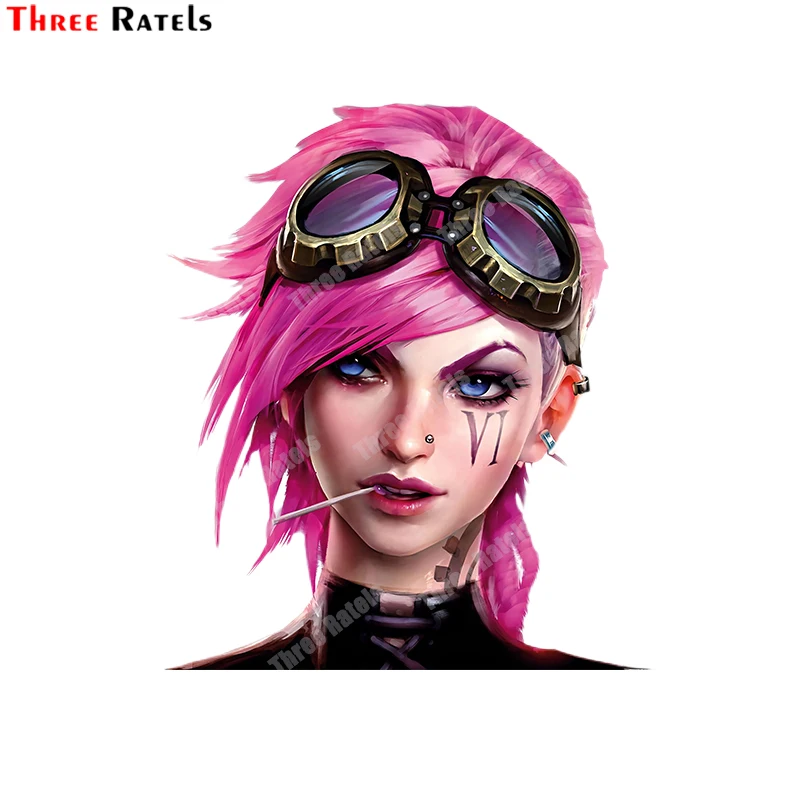 Виниловые наклейки Three Ratels B69 с героями мультфильмов Лига Легенд и пилтовер для