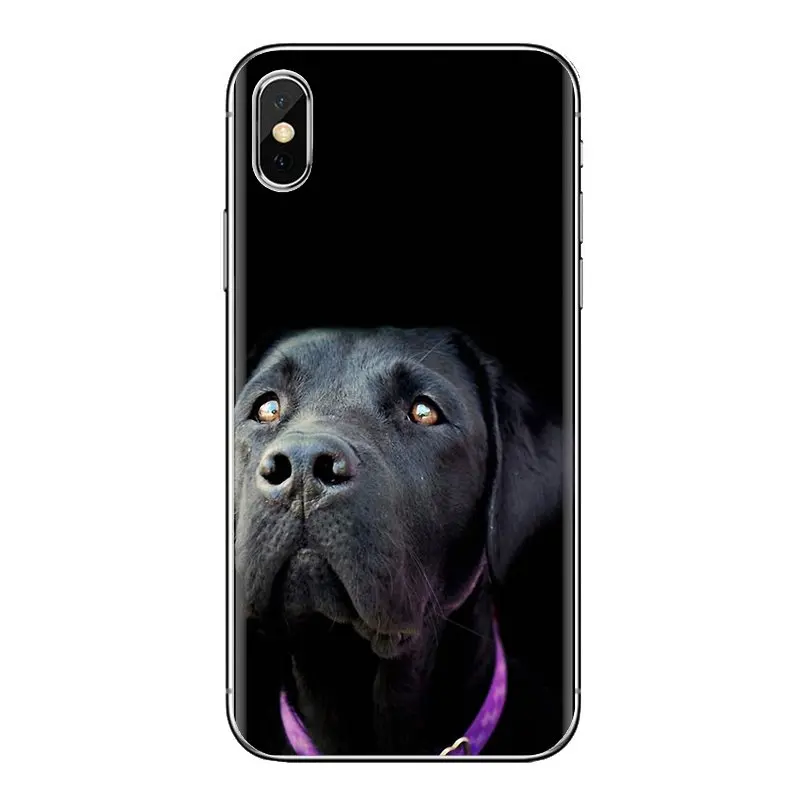 hello Black Lab Labrador puppy Dog For Samsung Galaxy S2 S3 S4 S5 MINI S6 S7 edge S8 S9 Plus Note 2 3 4 5 8 Coque Fundas Housing |