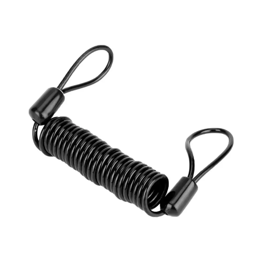 

Anti Thief Bicycle Wheel Alarm Disc Lock Security Disc Brake Bag And Reminder Spring Cable Warning Rope Retractable Spring