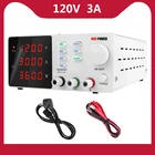 Цифровой программируемый источник питания 120 В, 3 А, 30 В, 5 А, 10 А, лабораторный прецизионный Регулируемый источник питания, 60 в, 5 А, импульсный источник питания