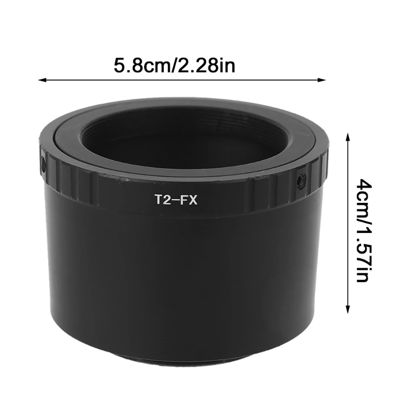 

T2 Lens to Fuji FX Mount Camera Adapter Universal Screw in for X-T1 X-A1 X-E2