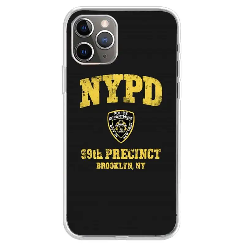 Nypd Phone Case Matching Coque Transparent For Iphone XR 11 12 13 Pro X XS Max 6 7 8 6s Plus SE2020 | Мобильные телефоны и