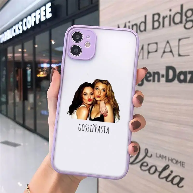 

Gossip Girl Love Best Friends Phone Cases matte transparent For iphone 7 8 11 12 plus mini x xs xr pro max cover