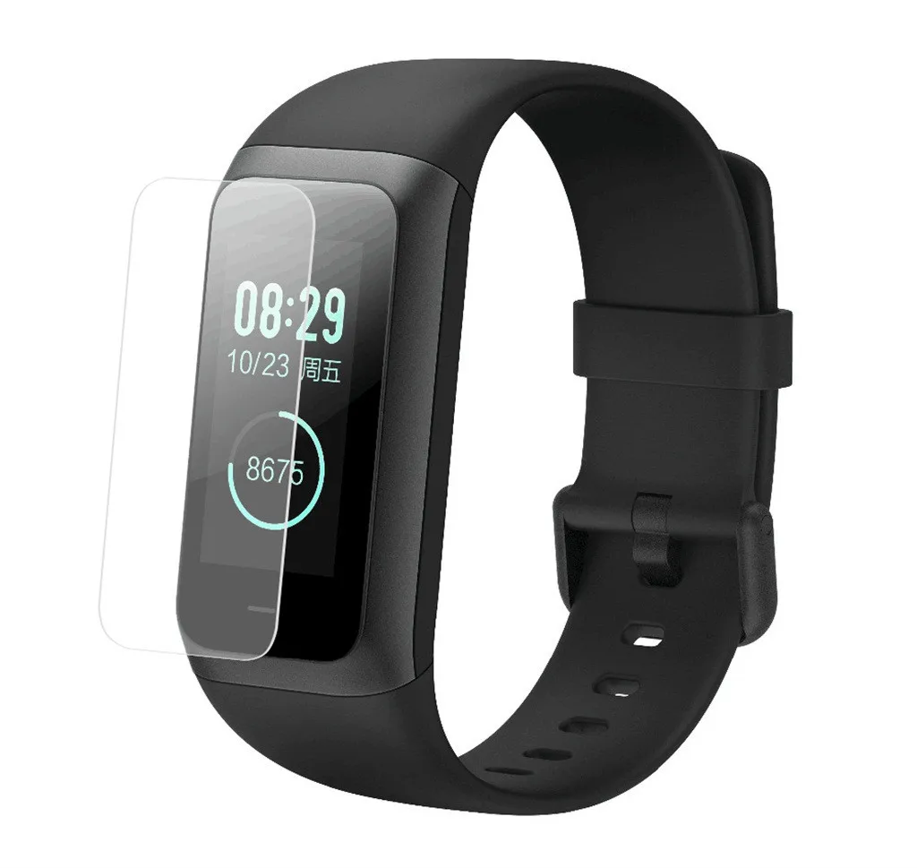 2 х прозрачная Гидрогелевая пленка для смарт часов Защита экрана Xiaomi Huami Amazfit Cor Band