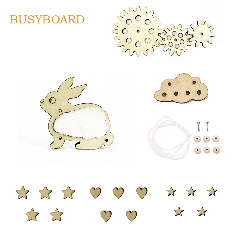 

Children Busy Board Toys Baby Montessori Sensory Activity Board Accessories DIY