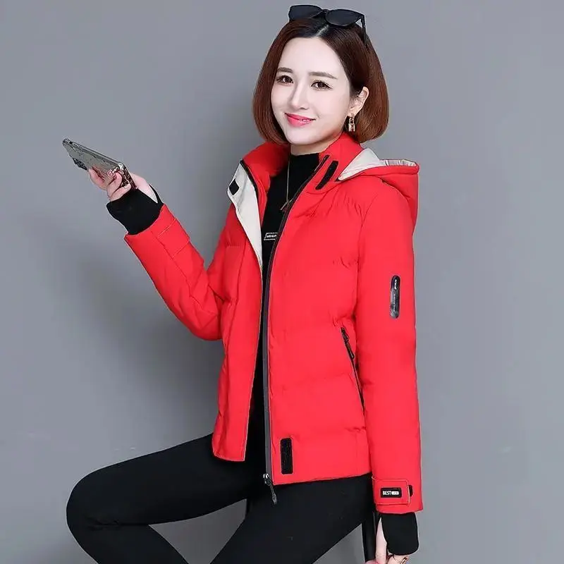 

2021 новые модные плотные пальто, женские хлопковые куртки 1834