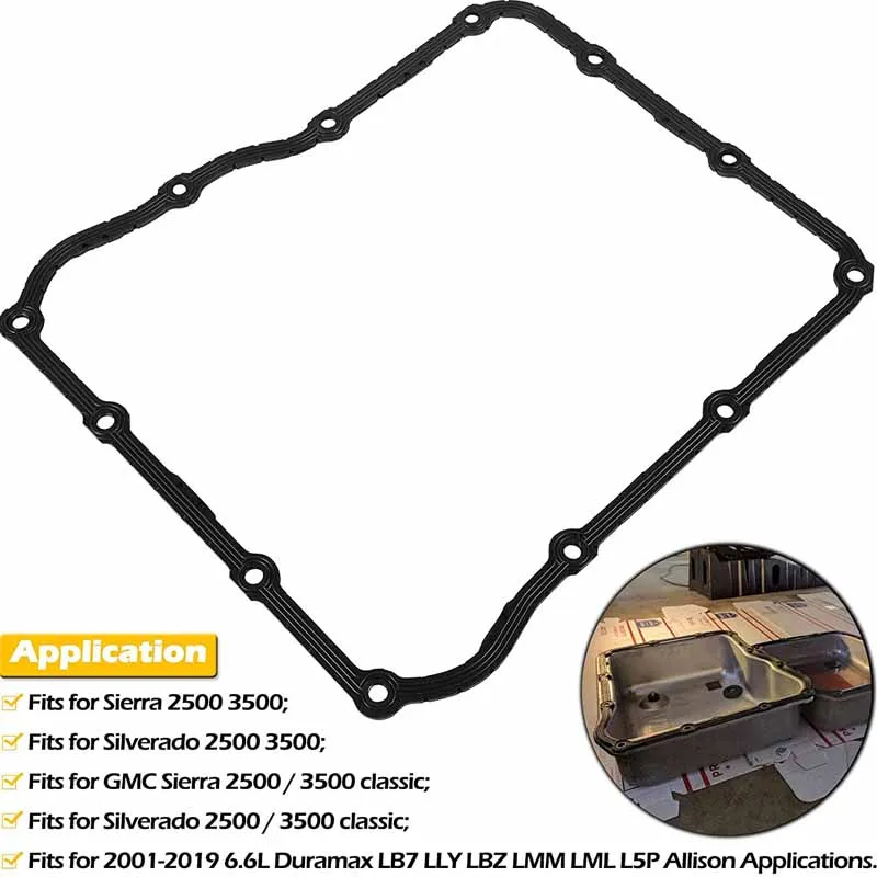 

29549684 Automatic Transmission Fluid Pan Gasket Perfectly Fits for GM Automatic Transmission/Transaxle, Manual Drivetrain Axles