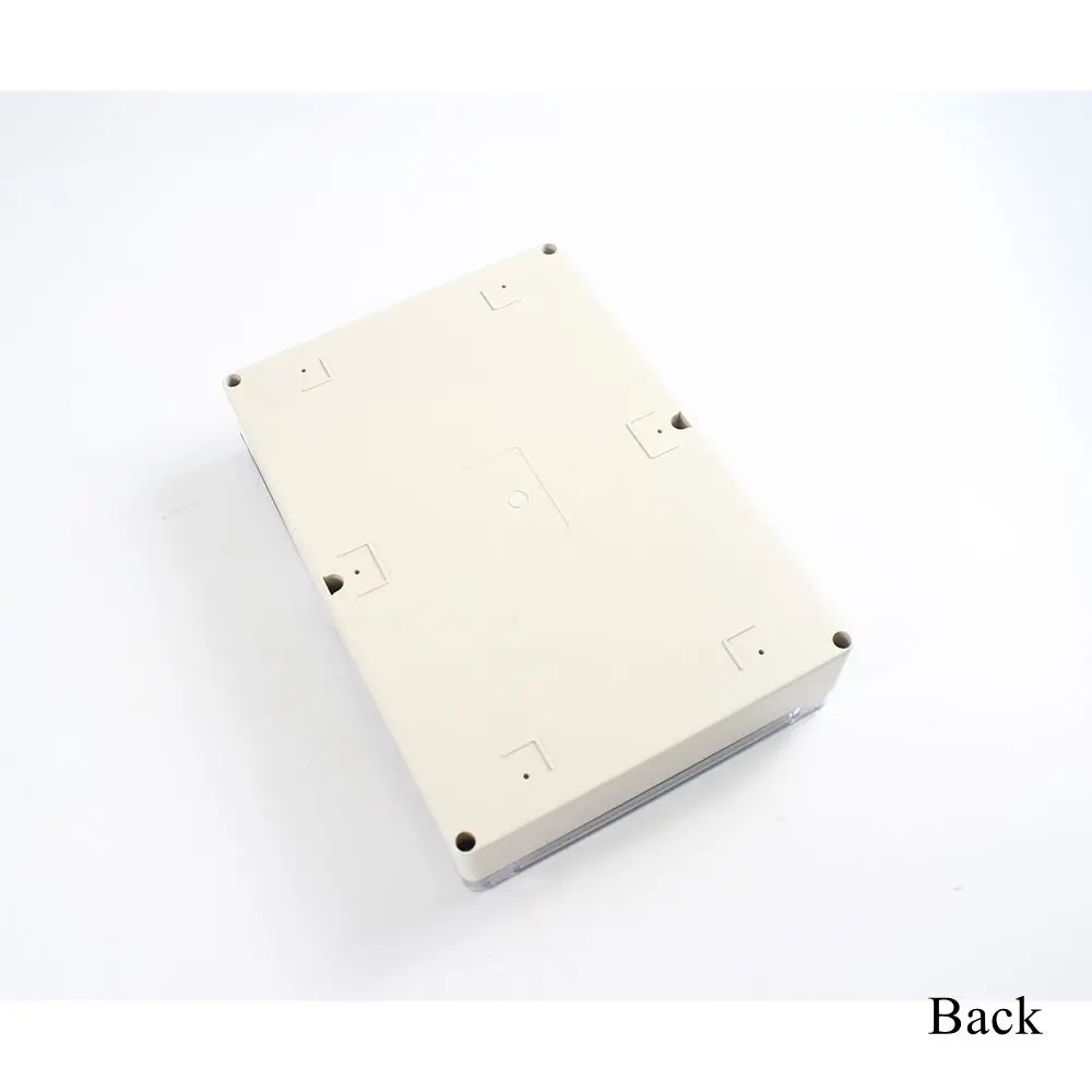 Прозрачный водонепроницаемый пластиковый распределительный ящик 263x182x60 мм чехол