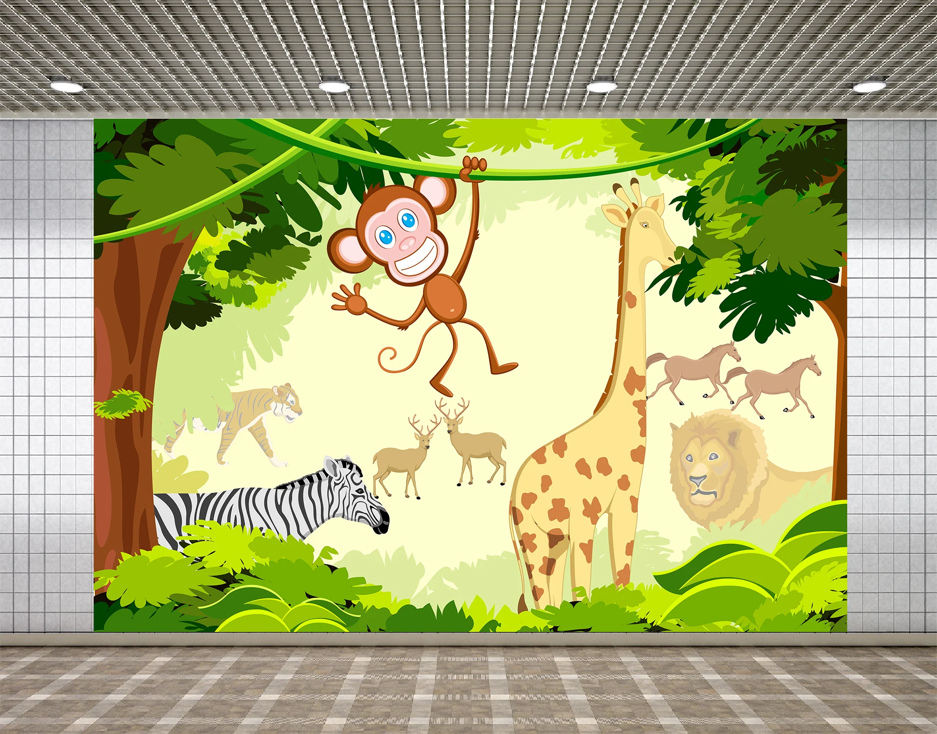 

Lyavshi сафари День рождения джунгли Животные детская одежда с рисунком из мультфильма плаката фото фонов для фотосъемки Фоны фотосессия Фото...