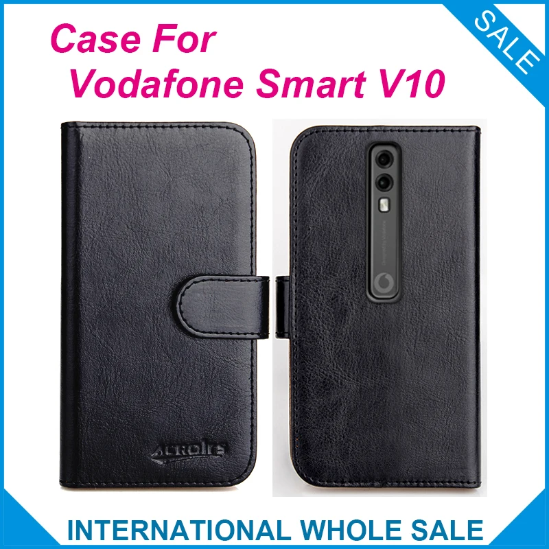 

Чехол-Кошелек Vodafone Smart V10, кожаный, 6 цветов