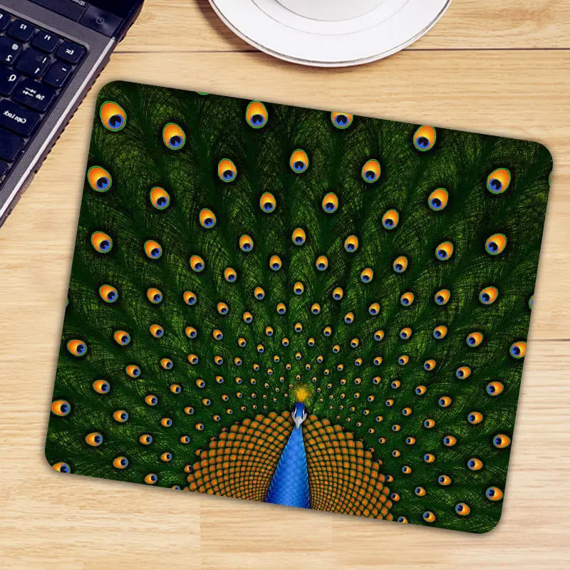 

High Quality Peafowl Peacock Game Computer PC Mouse Pad Gaming Mousepad Desk Keyboard Gamer Mice Mause Mat