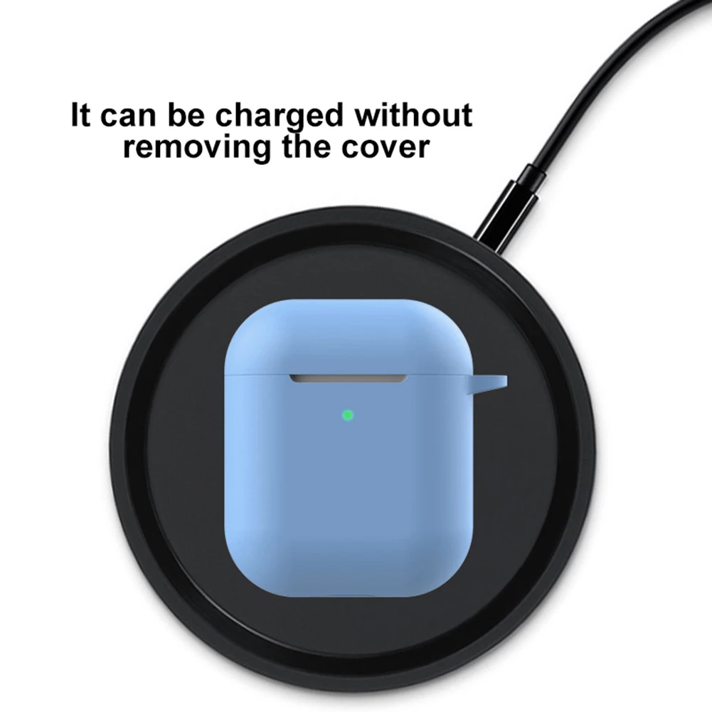 Защитный чехол для наушников ящик хранения с карабином Air Pods 1 2|Аксессуары