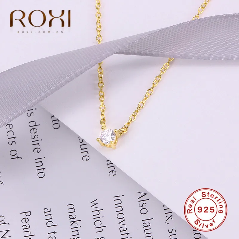 Ожерелье с подвеской из серебра 925 пробы фианитами | Украшения и аксессуары