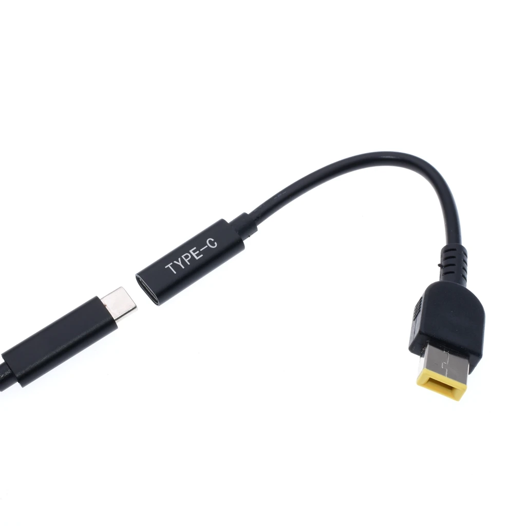 Ноутбук DC адаптер питания Разъем конвертер кабель Шнур usb Тип C женский в