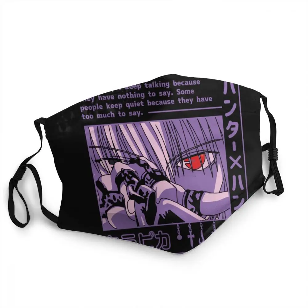 

Cool Hunter X Hunter Mask Dustproof Washable Anime Manga Kurapika HxH Devil Eye Face Mask Protection Cover Adult Mouth-Muffle
