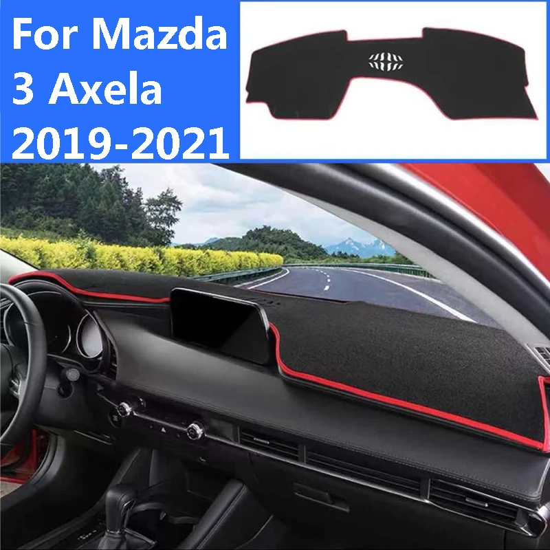 

For Mazda 3 Axela 2022 2021 2020 2019 Car Dashboard Mat Cover Pad Rear Window Mat Sun Shade Protective Instrument Panel Cover