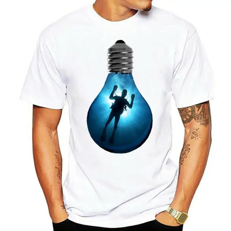 

Scuba Diving t-Shirt ~ Diver in The Bulb Water
