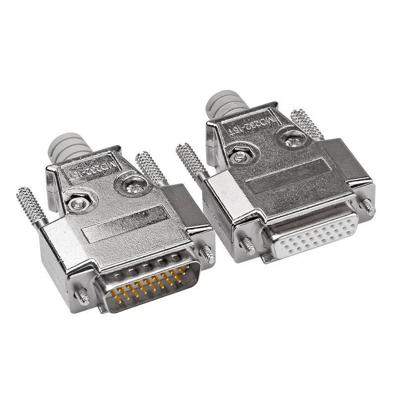 DB26 мужской/муфтовый стыковочный переводник позолоченный Медь прямые разъем 26 Pin