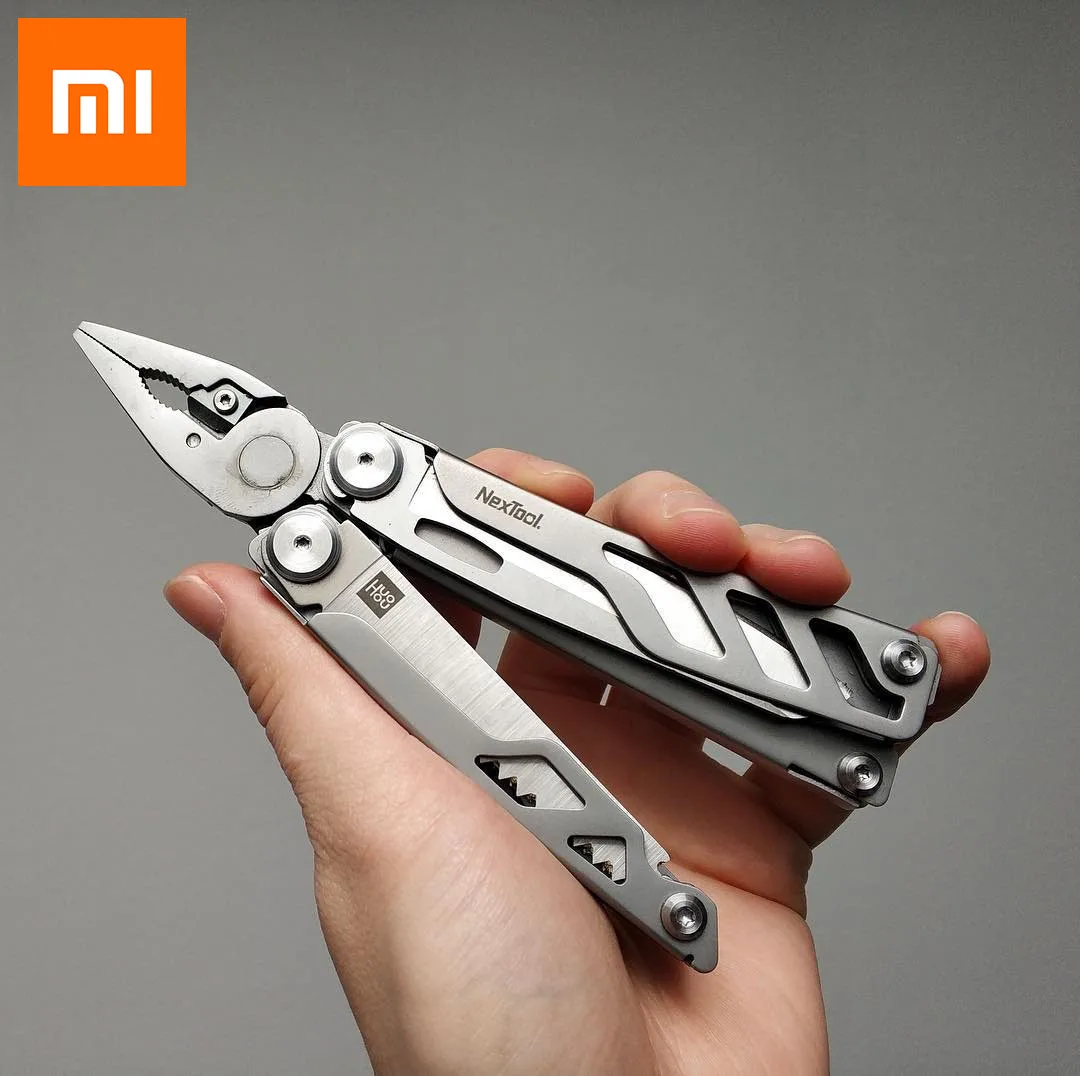 Многофункциональный нож XIAOMI HUOHOU 15 складной штопор гаджет отвертка плоскогубцы