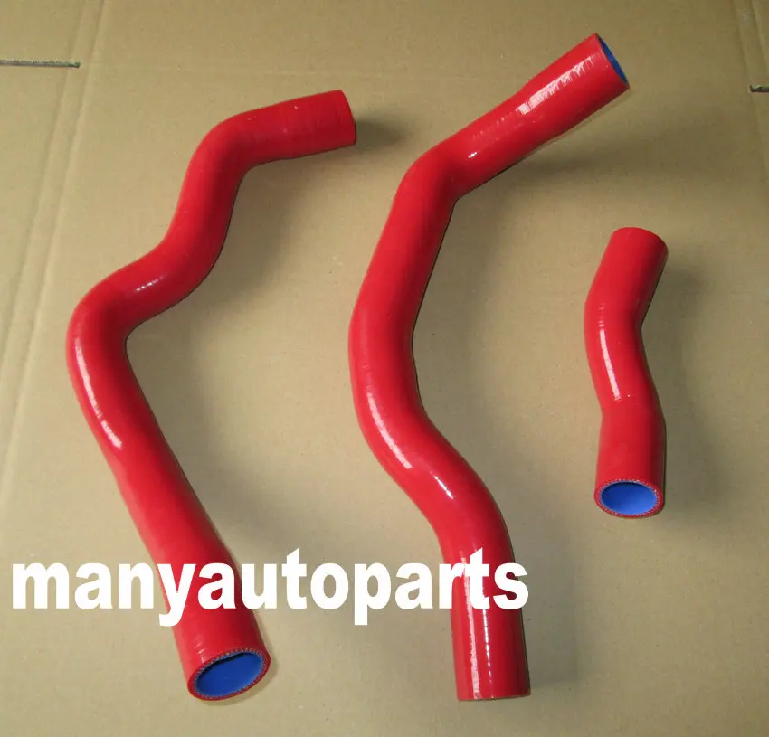 FOR MINI COOPER S JCW W11 1.6 R52 04-08/R53 01-06 SILICONE RADIATOR HOSE KIT RED | Автомобили и мотоциклы