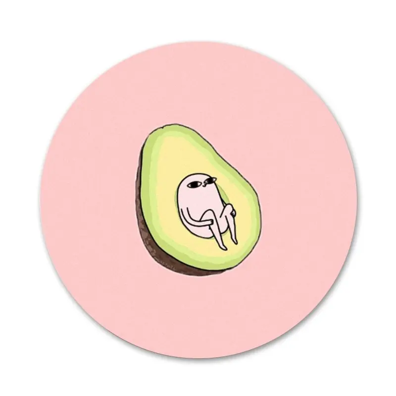 Интересные значки в виде авокадо металлические для телефона | Дом и сад