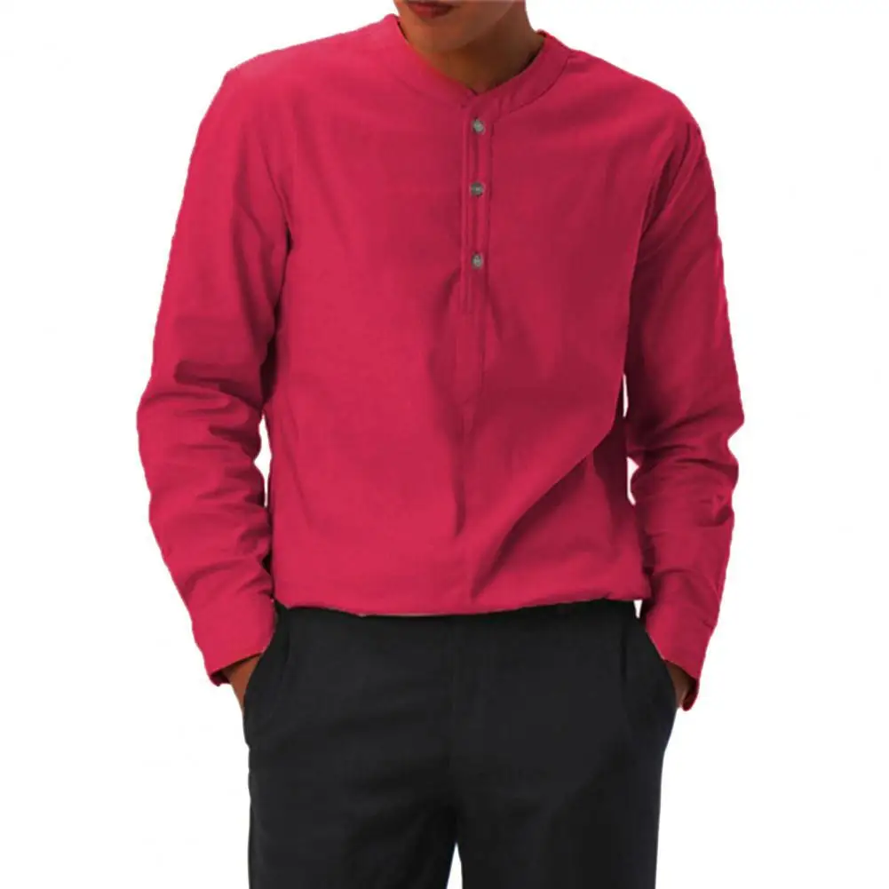 

Business Men Dress Shirt Fashion Long Sleeve V Neck Soft Solid Color Slim Male Shirts Casual Pullover Shirt Top Men Clothing