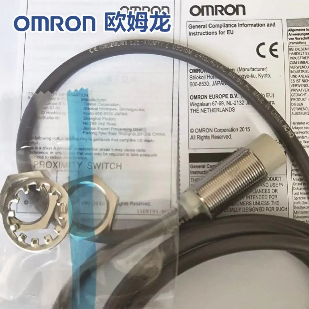 

Omron Proximity Sensor E2E-X10Y1-Z 2M E2E-X10Y2-Z 2M E2E-X10Y1-M1-Z E2E-X10Y2-M1-Z