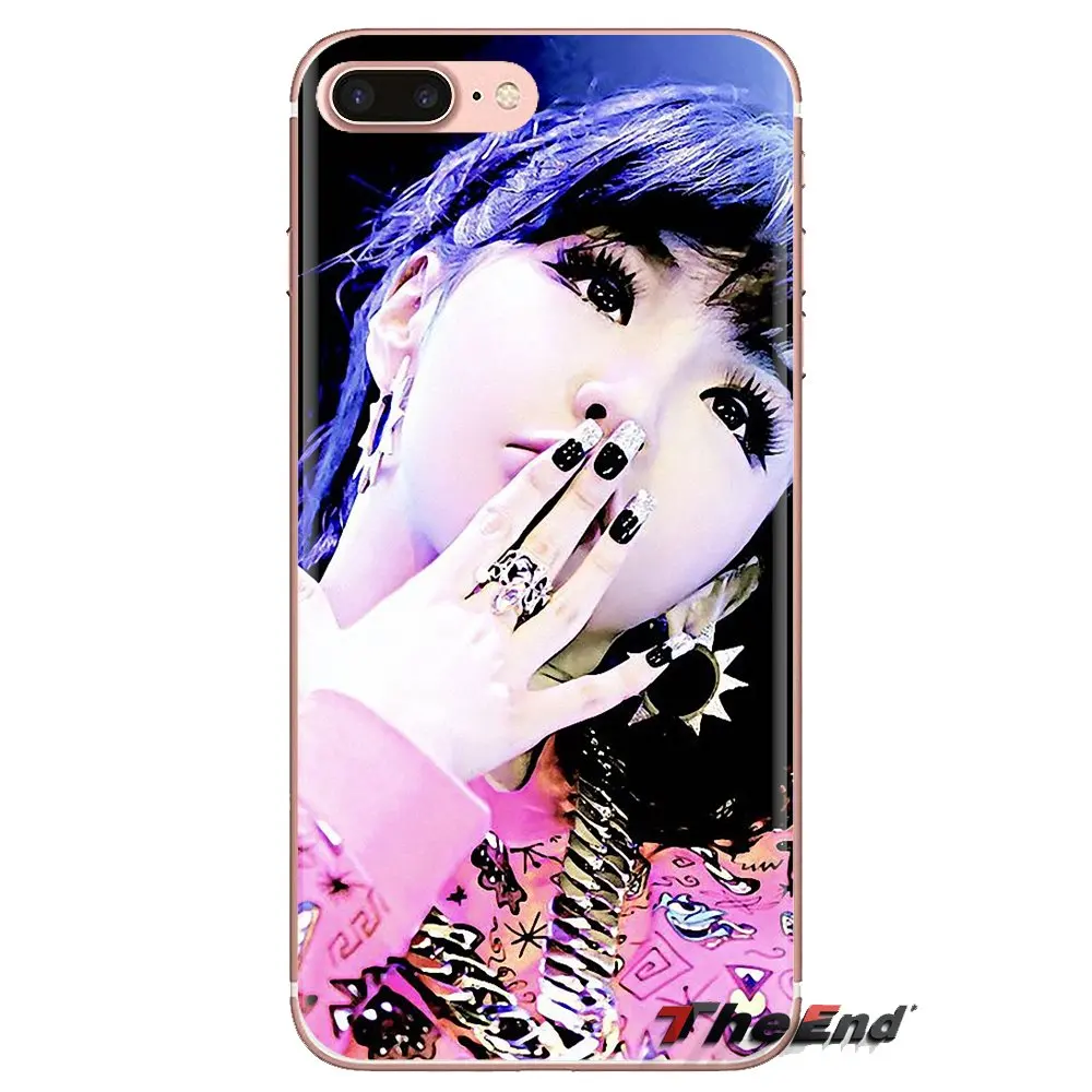 For iPhone XS Max XR X 4 4S 5 5S 5C SE 6 6S 7 8 Plus Samsung Galaxy J1 J3 J5 J7 A3 A5 2NE1 Kpop Lee Chae-rin Gorgeous Soft Cases |