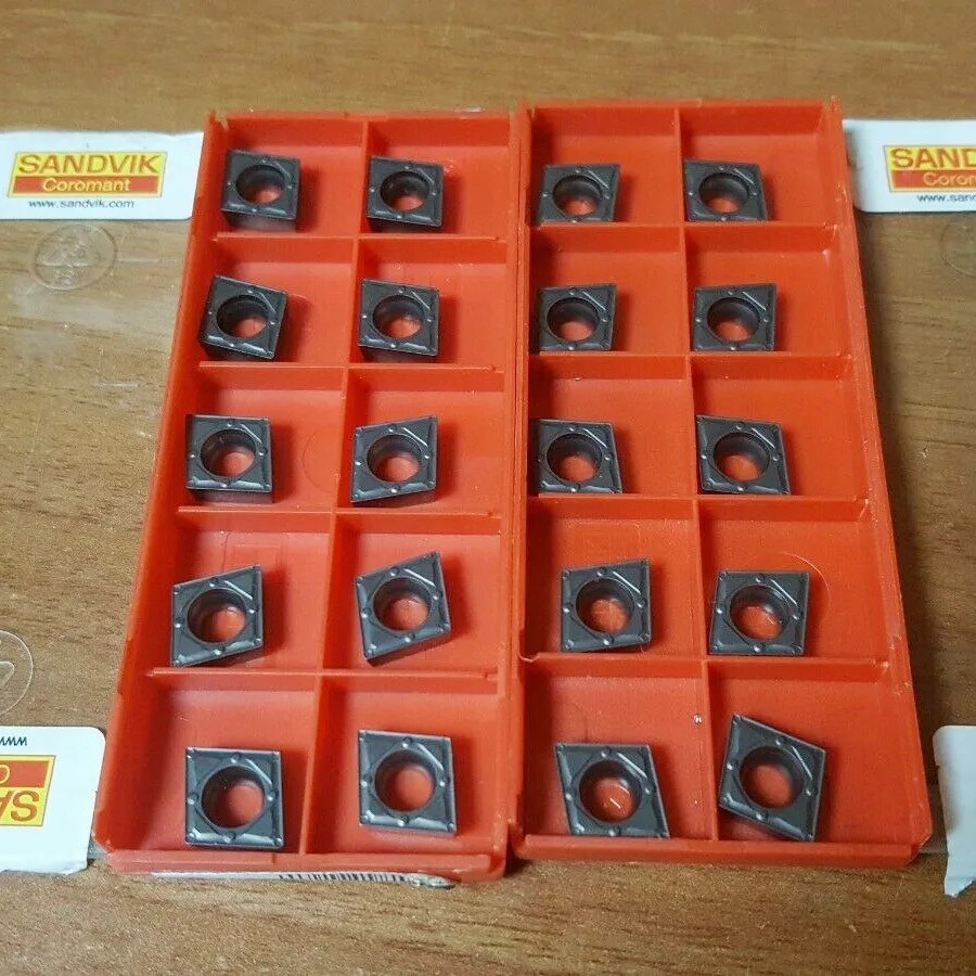 SANDVIK CCMT09T304-WF 5015 карбидные вставки инструмент для внутренней обточки 10 шт. |