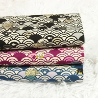 half yard thicken cotton fabric japanese soft breeze cat curve print handmade diy bag patchwork cloth cr 629