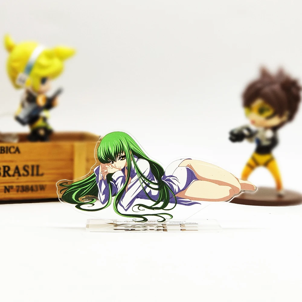Code Geass Lelouch C.C нулевой фигурка на акриловой подставке модель пластина Держатель