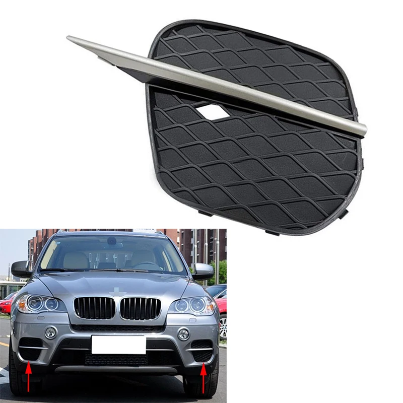 

Auto Front Left Right Bumper Fog Light Lamp Grill for BMW X5 E70 2011 2012 2013 51117222859 51117222860 51117222847 51117222848