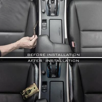 pu leather seat gap filler padding seat gap leak proof pad for a3 8p a4 a1 b5 b6 b7 b8 a5 a6 c5 q5 q7 car interior accessories
