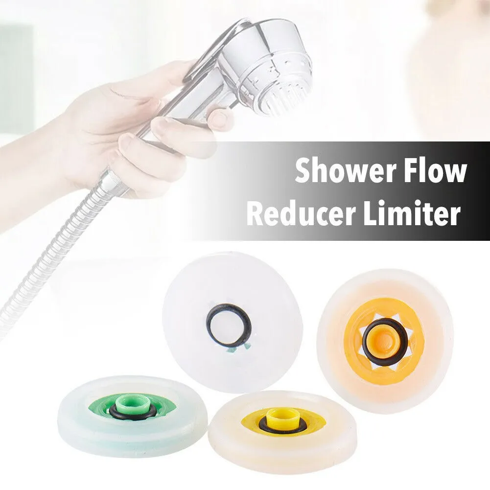 

4pcs Shower Head Water Saver Device Silicone 4/6/7/9L /min Flow Reducer Limiter For Shower Taps Limiting Current Regulator